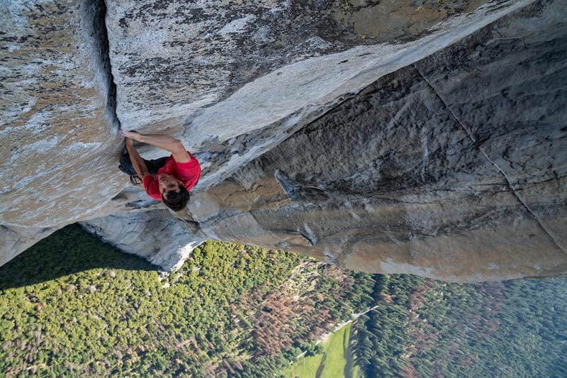 Image from film Free Solo